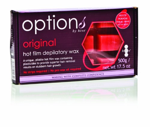 Hive Options Original Hot Film Depilatory Wax Multi Purpose for All Areas of The Body 500g