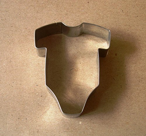 Lawman Ausstecher für Fondant, Teig oder Kekse, 4 x , Baby-Motive: Flasche, Lätzchen, Body, Kinderwagen - 2