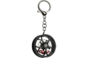 GZZHENGYE Portachiavi universale sportivo per auto, portachiavi a forma di disco freno, portachiavi a forma di quadrifoglio per tutte le per Alfa Romeo, Giulia, Stelvio,Tonale