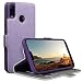 Produktbild TERRAPIN P20 Lite Tasche, Leder Tasche Case Hülle im Bookstyle mit Standfunktion Kartenfächer für Huawei P20 Lite Tasche - Lila