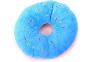 BOWTONG Donut Creativo Perros Juguete Mascota Cachorro Masticar Juego Lindo Peluche Forma Suministros Donut Perro Suministros Directos Fábrica P0C7 Chillón