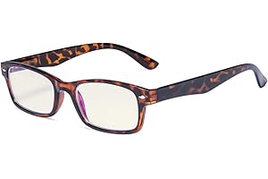 Eyekepper Spring Hinges UV Protection,Anti Glare,Anti Blue Rays,Scratch Resistant Lens Computer Reading Glasses Readers