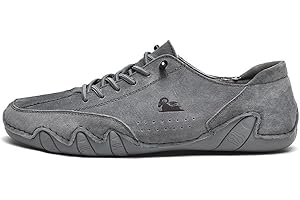 ASIFN Slip on Loafers Scarpe in Pelle Traspirante Moda Lace up Scarpe da Barca Casual Piatto Leggero Sneakers con Suole in Gomma