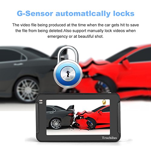 Trochilus-Dash-Cam-32GB-Card-Included-FHD-1080P-Car-Camera-3Driving-Video-Recorder-170-Wide-Angel-Dashboard-Camera-with-G-Sensor-Loop-RecordingWDRParking-monitor-Motion-DetectionCar-Pry-Tool-for-the-C