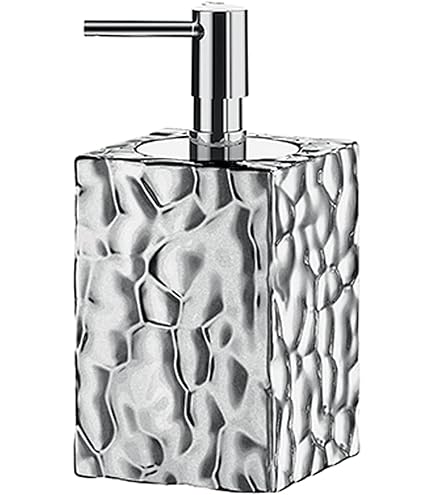 Dosatore Sapone Liquido Queenstown Gedy - Ceramica Bianca Ecologica, Design Elegante, 16.5x6.5cm - Foto 12