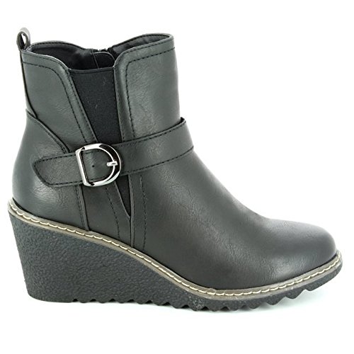 Heavenly Feet Womens Fleur Boots Black EU38 Black