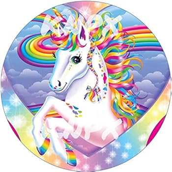 Wafers farma Cialda in Ostia per Torta Tonda Unicorno Arcobaleno