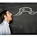 ALLTOP Vinyl Whiteboard / Dry Erase Board Stickers / Peel and Stick Chalkboard Sticker / Wall Decals With with 5 Free Chalks for Classroom, Office, Restaurant or Home Kitchen (45cm * 200cm, W*L), Black