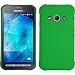 Produktbild PhoneNatic Case für Samsung Galaxy Xcover 3 Hülle grün gummiert Hard-case für Galaxy Xcover 3 + 2 Schutzfolien
