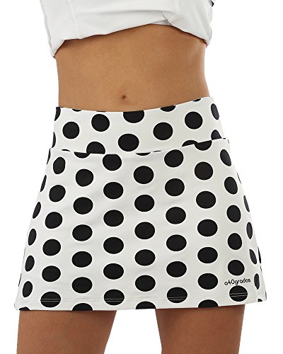 a40grados Sport & Style Fusion Lunar Gonna da Tennis, Donna, Donna, Fusion Lunar, Bianco, M