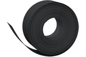 vidaXL Bordure de Jardin Noir 10 m 20 cm polyéthylène, Bordure de pelouse, Rouleau de Bordure de Jardin, Bordure d'herbe, Rouleau de Bordure
