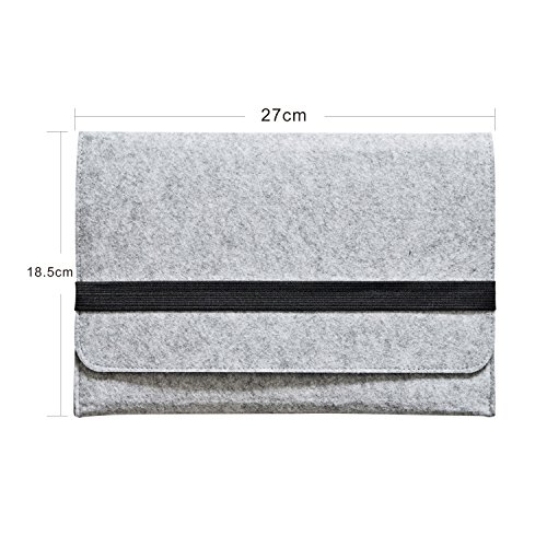 iProtect Schutzhülle iPad Mini Filz Sleeve Hülle Laptop Tasche grau