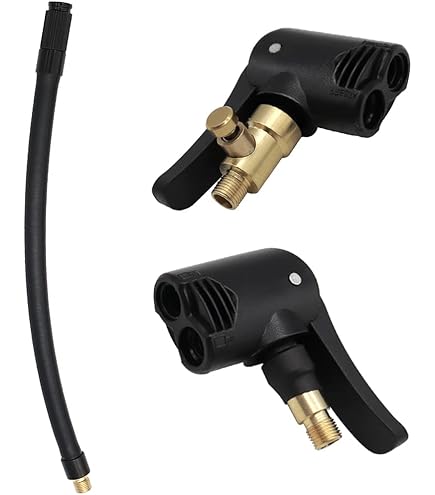 HONGECB 3 Stuks Messing Band Lucht Klauwplaten, Bandventiel Luchtpomp Clip, Auto Ventiel Hefboom Connector, Auto Luchtpomp Schroefdraad Mondstuk, Voor Auto's, Vrachtwagens, Bandenpomp, 3 Modellen