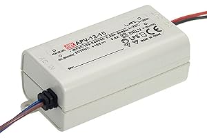 LED Alimentazione 12W 12V 1A ; MeanWell, APV-12-12