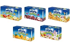 Capri Sonne Sun 5 Sorten Mix Multivitamin,Kirsche,Safari,Orange,Elfentrank (50 x 200ml)+ Space Keks gratis a 45 g von Onlineshop Bormann