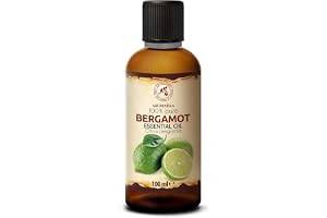 Bergamott Eterisk Olja 100 ml - Citrus Bergamia - Naturlig Doftolja - för Diffuser och Aromalampa - Bastu - Hem & Rum - Aromaterapi - Frisk Citrusdoft - Luftfräschare