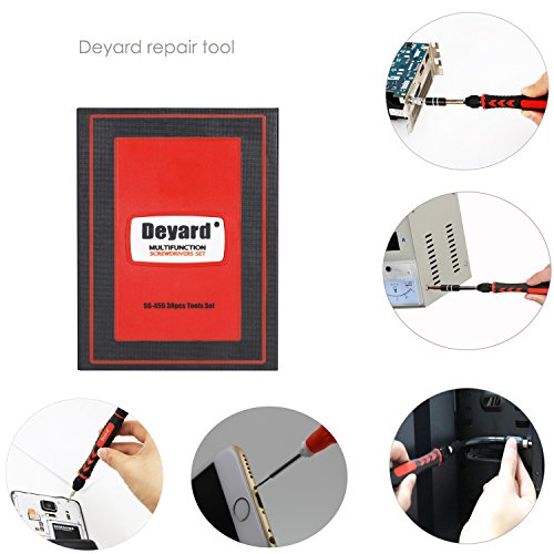 Deyard SG-455 Präzisions Schraubenzieher-Set Reparierwerkzeug-Kit um iPhone/Laptop/Smartphone/MacBook/Xbox zu reparieren (mit Gehäuse) - 6