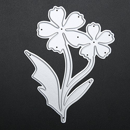 Amazingdeal365 Blumen 1 Metall Form Schablonen Schneiden DIY Dekor Sammelalbum Karten Buchzeichen Lesezeichen als Geschenk für Freunde Geburtstag Kinder,Kindergarten Hobby Schule Handarbeit Unterricht usw. Ein tolles Geschenk! - 6