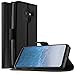 Produktbild Samsung Galaxy S9 Plus Hülle, KuGi Samsung Galaxy S9 Plus Wallet Case, Brieftasche Case Hülle PU Kunstleder Flip Case mit Standfunktion Kartenfächer und Bargeld für Samsung Galaxy S9 Plus smartphone.Schwarz