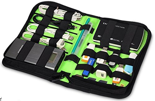 Nylongewebe Aufbewahrungskorb Halter/Etui/Hülle/Tasche/Organizer für USB Flash Drives/Daumen Laufwerke/Stift Laufwerke/Speedrope/HDD Laufwerke von Hanvel