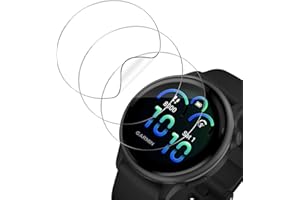 TUTUO for Garmin Vivoactive 6 / Vivoactive 5 Screen Protector, [3 Pack] Flexible HD TPU Clear Protective with Easy Installation Tool, [Anti-Scratch] [Bubble-Free] [Fingerprint Support] Soft Film
