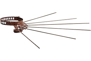 FANGZIN Linge Séchoir Marron Tubes Poêle de diamètre 10 à 15 bois Pelletes fer 345