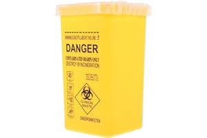 FOMIYES Residuos Punzantes Eliminación de Agujas y Desechos Médicos Tatuadores Color