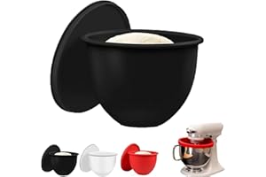 GENERIC Insert de Bol en Silicone pour KitchenAid, Revêtements en Silicone pour Batteurs Tilt-Head de 5 Qt, Liners de Bol à Mélanger avec Couvercles, Accessoires et Pièces Détachées pour Mixeur