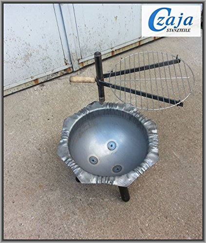 Feuerschale Ø 40 cm mit Grillrost - 6