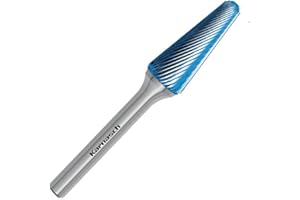 KARNASCH / HAUPTVERSAND24 Hauptversand24 Hartmetallfräser Frässtift Zapfenfräser Rotationsfräser Fräser Blue-Tec Rundkegelform VHM KEL HP-5 Ø=3 / l2=10 / d2=3 / l1=38mm