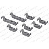 Bulaşık Makinesi Katlanır Tabaklık Klips Seti Bosch, Siemens, Profilo ile Uyumlu - 00611472