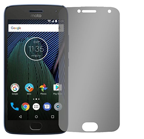 Slabo Blickschutzfolie für Motorola Moto G5 Plus Sichtschutz Displayschutzfolie "View Protection" Schwarz - privacy MADE IN GERMANY