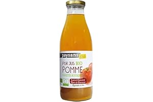 PAYSANS D'ICI Jus de pomme du Lot et Garonne bio & équitable 1L Bouteille 1 pièce