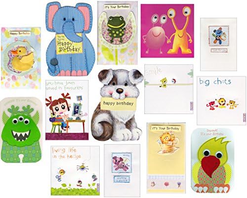 14 Fun Birthday / Greeting Cards for Children or Adults