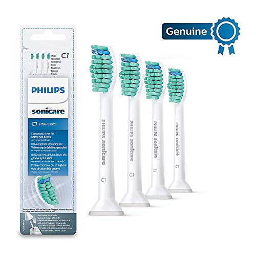 Philips sonicare HX6016/26 pro results - Lote de 4 cabezales de recambio estándar para cepillo de dientes
