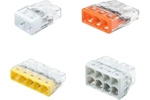 Wago Flacon de 100 mini bornes de connexion automatique 2, 3, 5 et 8 fils S2273