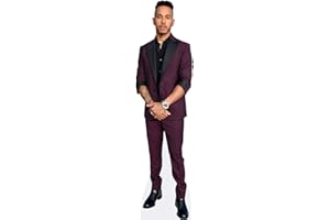 CELEBRITY CUTOUTS Lewis Hamilton (Suit) Pappaufsteller lebensgross