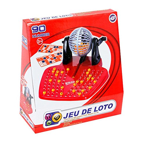 Preisvergleich Produktbild MGM Grand MGM 140015 – Gesellschaftsspiel – Lotto 90 Nummer + Karte + Mischbatterie + Notenständer
