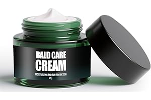 KUNOLI 2 pezzi di crema calvizie, cura del cuoio capelluto, idratante e riparatore Skinhead Care, effetto naturale anti-shine, contro irritazioni cutanee e scottature, cura premium per chi soffre di calvizie