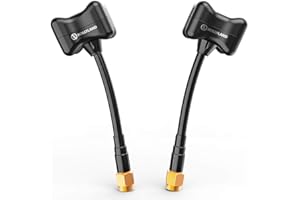 HOLLYVIEW Hollyland Triumph Antenna [Official] for Wireless Video Transmission System 2.5dbi 88mm Circular Polarization Antenna for Mars 400s Pro/Mars 400S/ Mars 300 Pro/Cosmo C1 (Black)-2 PCS