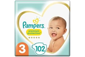 ‎PAMPERS Pampers Premium Protection Maxi Pack 102 Windeln Größe 3 (6-10 kg)