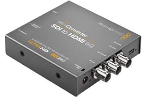 Blackmagic Design CONVMBSH4K6G convertidor de video 4096 x 2160 Pixeles - Conversor de vídeo (4096 x 2160 Pixeles, 720p,1080i,1080p,2160p, SDI, 18 V, 5,2 W, Gris)