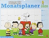 Peanuts Monatsplaner. Wandkalender 2020. Monatskalendarium. Spiralbindung. Format 44 x 34 cm by