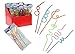 Produktbild Farbige Kids Crazy Gelockt Trinkhalme – Kinder Party Bag Filler