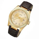 Esprit Herren Analog Quarz Uhr mit Leder Armband ES103581003