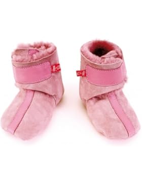 Anna und Paul Krabbelschuhe 1152 Frosty, Lammfell rosa