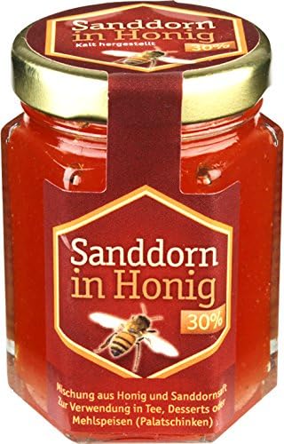 Madami Honey with Sea buckthorn - A mix of honey and fresh, cold-pressed and thickened sea buckthorn juice