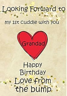 happy fathers day grandad from the bump