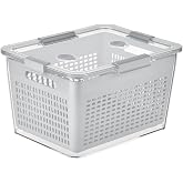 Selka Home - Lavin 7 Liter Light Gray Storage Container
