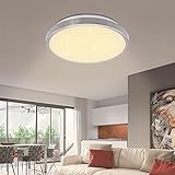 【Keine Blendung, keine Geräusche】 - Die Lampe ist aus schönes Material hergestellt, das milchig-weiße Gehäuse und die hochwertige LED produzieren gleichmäßiges blendfreies Licht, garantieren hohe Lichtdurchlässigkeit und geringen Lichtverlust, ultradünn, hohe Helligkeit und keine Geräusche.